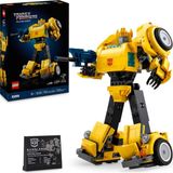 Icons Transformers Bumblebee 10338, Yetişkinler Için Koleksiyonluk Robot Aksiyon Figürü Yapım