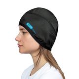 iCool Head Havuz Bonesi, Yüzücü Bone, Deniz Bonesi, Bisikletçi Beresi, Kask Beresi, Yürüyüş Başlığı (Siyah)