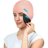 iCool Head Migren Başlığı, Baş Ağrısı için Jel Soğuk Kompres, Migren Bandı, Gerginlik, Sinüs Ağrısı, Şişmiş Gözler, Stres Azaltma, Kafa Yaralanma ve Travma için Soğutma Başlığı (Somon)