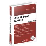 İcra ve İflas Kanunu - Ağustos 2024 / Kolektif / Beta Yayınevi / 9786254237959 / Cep Boy