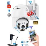 İcsee 360 Dönebilen Kablosuz Wifi Ip Kamera Speed Dome 1080P Fullhd Gece Görüşlü Hareketli Dış Mekan Sesli New Edition