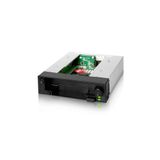 Icy Dock MB795SP-B flexiDOCK 5.25 Yuvayı 1x3,5 inç +1x2,5 inç Çevirici Sürücü Yuvası