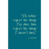 "I'd Rather Regret the Things I've Done than Regret the Things I Haven't Done": Living Without Regret | Notebook for Women | Lined Journal with ... by Famous Women | 155 Pages | 6x9 inches