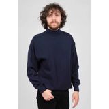 Ida Erkek Lambswool Yarım Balıkçı Kazak, Lacivert, L