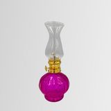 İdare Kandil Nostalji Gaz Lambası Mini Pembe