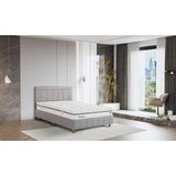 Idaş Altın Ortopedik Deluxe 3' Lü Set ( Yatak + Baza + Başlık ) - 90 x 190 cm - Kumtaşı