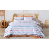 İdaş Idaş Stripe Ranforce Nevresim Takımı - Petrol - 200 x 220 cm