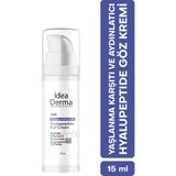İdea Derma Hyalupeptide Göz Kremi 15 ml Yaşlanma Karşıtı ve Aydınlatıcı Etki Sağlayan