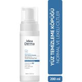 İdea Derma Idea Derma Glikolik Asit Yüz Yıkama Köpüğü 200 ml Tüm Cilt Tipleri İçin Siyah Nokta Karşıtı B5 Vitamini