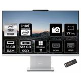 Ideacentre 27Irh9 Intel Core İ7 13620H 16Gb 512Gb Ssd 27" Fhd W11h All İn One Bilgisayar & Per4 Usb Bellek F0hm004jtrp347