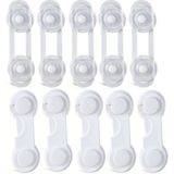 Ideal Baby 5 Adet Kapak Kilidi - 5 Adet Çok Amaçlı Kilit Seti (Mini Güvenlik Seti 10 Parça) - Renkli