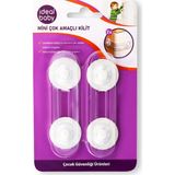 İdeal Baby Çocuk Güvenlik Ürünü ( Mini Çok Amaçlı Kilit - Dolap Vs. Kapak Kilidi ) - Paket Içi 2 Adet