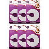 İdeal Baby Ideal Baby Sünger Kapı Durdurucu 6 Paket Çocuk Güvenliği İçin Yumuşak ve Esnek Özellikte