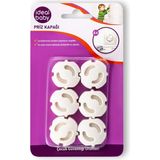 Ideal Baby Priz Kapağı Çocuk Bebek Elektrik Güvenlik Koruyucu 6'li Paket - Çok Renkli