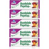 İdeal Buzdolabı Poşeti Orta Boy 50'li 24 x 33 cm x 5 Paket - 50 Li 24 x 33 Cm x 5 Paket