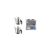 İdeal Çelik 25 Model 19 Lt Çift Demlikli Pleytsiz Elektrikli Semaver & Çay Kazanı & Kahveci Kazanı & Kahve Ve Çay Ocağı Inox & Çay Semaveri & Çay Makinesi & Çaycı & Çay Otomatı-Demlik Hediyeli