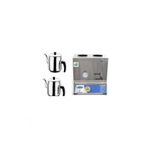 İdeal Çelik 40 Model 25 Lt Çift Demlikli Pleytsiz Elektrikli Semaver & Çay Kazanı & Kahveci Kazanı & Kahve Ve Çay Ocağı Inox & Çay Semaveri & Çay Makinesi & Çaycı & Çay Otomatı-Demlik Hediyeli