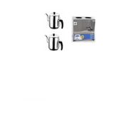 İdeal Çelik Çift Demlikli 25'lik Elektrikli Pleytsiz Çay Kazanı & Kahveci Kazanı & Kahve Ve Çay Ocağı Inox-Demlik Hediyeli