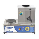 Ideal Çelik Elektrikli Çay Ocağı 1 Demlikli 15'lik - Gri