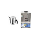 İdeal Çelik Ideal Çelik 15 Model 10 Lt Tek Demlikli Pleytsiz Elektrikli Semaver & Çay Kazanı & Kahveci Kazanı & Kahve ve Çay Ocağı Inox & Çay Semaveri & Çay Makinesi & Çaycı & Çay Otomatı-Demlik Hediyeli