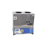 İdeal Çelik Ideal Çelik 25 Model 19 Lt Çift Demlikli Pleytsiz Elektrikli Semaver & Çay Kazanı & Kahveci Kazanı & Kahve ve Çay Ocağı Inox & Çay Semaveri & Çay Makinesi & Çaycı & Çay Otomatı