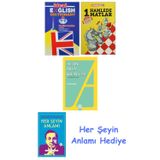 İdeal English Dictionary + 1 Hamlede Matlar + Altın İmla Kılavuzu -Yazım Kılavuzu + Her Şeyin Anlamı
