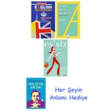 İdeal English Dictionary + Altın İmla Kılavuzu -Yazım Kılavuzu + Eş'Siz + Her Şeyin Anlamı