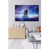 İdeal Glass Art Astronot Cam Tablo