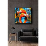 İdeal Glass Art Flamingo Cam Tablo