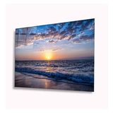 İdeal Glass Art Günbatımı 4 mm Dayanıklı Temperli Cam Tablo