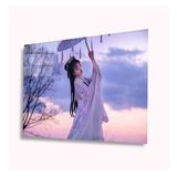 İdeal Glass Art Japon Kadın 4 mm Dayanıklı Temperli Cam Tablo