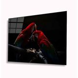 İdeal Glass Art Papağan 4 mm Dayanıklı Temperli Cam Tablo