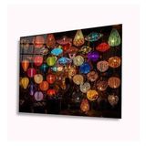 İdeal Glass Art Renkli Sarkıtlar 4 mm Dayanıklı Temperli Cam Tablo