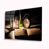 İdeal Glass Art Zaman 4 mm Dayanıklı Temperli Cam Tablo