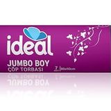 İdeal Jumbo Boy Çöp Poşeti 7'li 80x110 cm, Sızdırmaz Yırtılmaz Jumbo Boy Çöp Torbası, Geri Dönüştürülebilir Atık Torbası, Restoran Kafe Ofis İşyeri Ev Mutfak için Güçlü Dayanıklı Çöp Poşeti