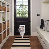 Ideal Pet Products Deluxe Alüminyum Evcil Hayvan Kapısı, Teleskopik Çerçeve, Orta, 7" x 11.3", Beyaz
