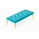 İdeal Puf, Turkuaz, Gold Metal Ayak