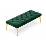 İdeal Puf, Yeşil, Gold Metal Ayak