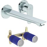Ideal Standard Cerafine O Ankastre Lavabo Bataryası-Chrome-Kıt2 +Ankastre Lavabo Bataryası Iç Set-Kıt1-2 Parça | Is.35.05.01.01 - Krom