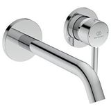 Ideal Standard Ceraline Ankastre Lavabo Bataryası-chrome-kit2 +ankastre Lavabo Bataryası İç Set-kit1-2 Parça Gümüş