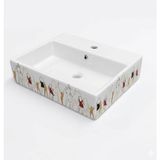 Ideal Standard - Plain Beyaz Motifli Tezgah Üstü Lavabo 50 cm OUTLET - Z250601001-