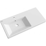 Ideal Standard - Plain Soldan Hazneli Dolap Uyumlu Lavabo Beyaz 100 cm Outlet - Z258501-