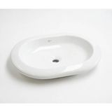 Ideal Standard - Simply U Natural 60X45 cm Tezgah Üstü Oval Lavabo Beyaz Outlet - T014201-