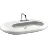 Ideal Standard - Simply U Natural Tezgan Üstü Lavabo Çift Delikli Outlet - T017001- - Beyaz