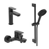 Ideal Standart Ideal Standard Cerafine O 3’lü Aplike Banyo Seti, Mat Siyah , 3 Parça,bc554xg | Bc500xg | A7897xg