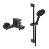 Ideal Standart Ideal Standard Cerafine O Banyo Bataryası + Idealrain Duş Seti, 2 Fonksiyonlu,mat Siyah , 2 Parça Bc500xg | A7897xg