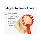 Idealim Rize Meyve Toplama Aparatı Plastik Bez Torbalı - standart