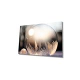 idealizbiz Kar Küresi Manzara Cam Tablo 4mm Dayanıklı Temperli Cam idl_152 72x46