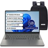 Ideapad Slim 3 14Irh10 Intel I5 13420H 8 Gb 512 Gb Ssd Wuxga Windows 11 Pro 14 Inç 83K00028tr Snertech Çanta