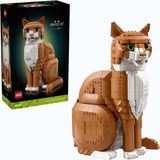 Ideas Turuncu Kedi 21376 - Yetişkinler Için Göz Seçenekleri Olan Kedi Model Yapım Seti (1755 Pa
